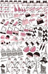 500円在庫一掃価格：☆Madam Paris☆love pink color
