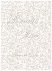 画像3: 【陶器用】Romantic Lace転写紙　-グレージュ- 　A3サイズ | ポーセラーツ転写紙 (3)