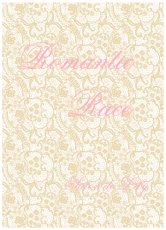 画像3: 【陶器用】Romantic Lace転写紙　-ベージュ- 　A3サイズ | ポーセラーツ転写紙 (3)