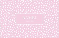 画像3: 【陶器用】BAMBI転写紙 -bambiピンク- A3サイズ | ポーセラーツ転写紙 (3)