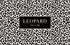 画像3: 【陶器用】LEOPARD転写紙- Animalブラック-  A3サイズ | ポーセラーツ転写紙 (3)