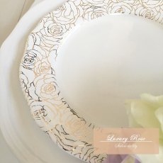 画像2: セール品【陶器用】 Luxury Rose転写紙 -本金-　A3サイズ | ポーセラーツ転写紙 (2)