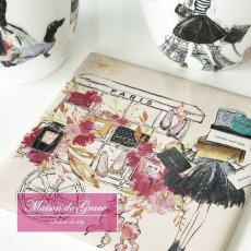 画像1: セール品【陶器用】Maison de Grace 転写紙-ファッション・ブランド- A3サイズ | ポーセラーツ転写紙 (1)