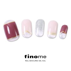 画像1: 450円在庫一掃価格  finome(フィノミー)   【fnm-f28_ブラウンフレンチ】 (1)