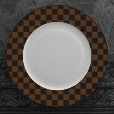 画像1: 期間限定 市松 ダミエstyle転写紙 ブラウンver (1)