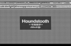 画像2: 新作入荷【陶器用】Houndstooth （千鳥格子）転写紙  ブラックver.   A3サイズ |  ポーセラーツ転写紙 (2)