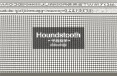 画像2: 新作入荷【陶器用】Houndstooth （千鳥格子）転写紙   ダークモカベージュver.   A3サイズ |  ポーセラーツ転写紙 (2)