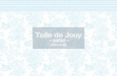 画像3: 新色【陶器用】Toile de Jouy- safari -転写紙  メタリックホワイトシルバー(焼成前柄:ブルー)ver.   A3サイズ |  ポーセラーツ転写紙 (3)