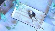 画像4: 新色【陶器用】Toile de Jouy- village -転写紙  メタリックゴールド ver.   A3サイズ |  ポーセラーツ転写紙 (4)