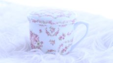 画像4: 【陶器用】□白磁付き□ Rose Garden転写紙 A3サイズ　※蓋付きエレガントマグカップ２客付   | ポーセラーツ転写紙 (4)