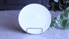 画像1: ☆SALE品☆□白磁□  フラットプレート　約22.0cm＊アウトレット品 (1)