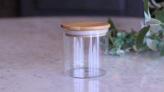 画像1: ☆SALE品☆□白磁□  蓋付きキャニスター ＊アウトレット品 | ポーセラーツ ガラス器 (1)