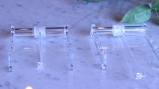 画像3: 樹脂スタンド（クリア） サイズ 小 | ポーセラーツ　什器 (3)