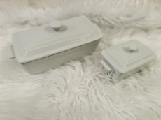 画像1: 特価□白磁□テリーヌ　大　小　各1個セット　＊アウトレット品　｜　インスタグラム (1)