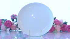 画像1: 特価品□白磁□２４cm  メタプレート　 アウトレット品（程度は良いです）　| 　インスタグラム (1)