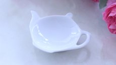 画像2: 特価品□白磁□ ポット型トレー    アウトレット品　| 　インスタグラム (2)