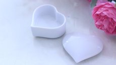 画像3: 特価品□白磁□ ハート型小物入れ　サイズ大  アウトレット品　| 　インスタグラム (3)