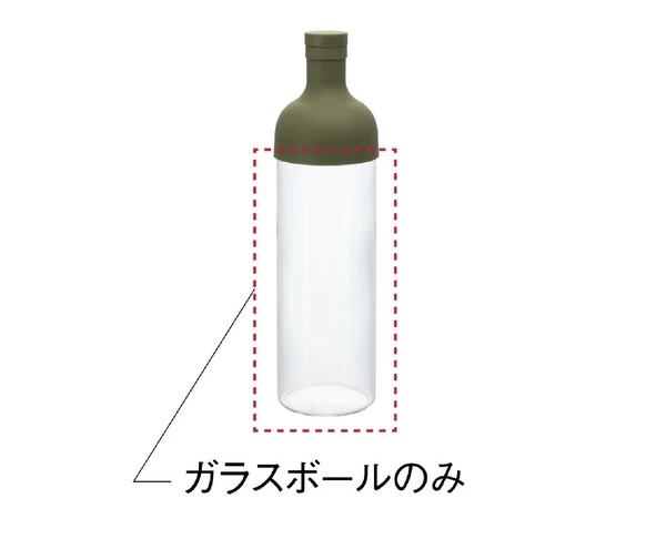 〔ガラス器〕『HARIO』フィルターインボトル ※ボトルのみ ( 750ml )