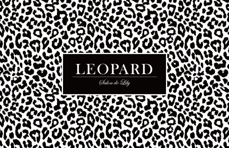 画像2: LEOPARD- Animalブラック - 
